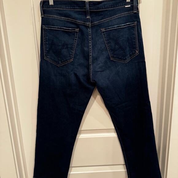 MOTHER Denim The Tomcat Snipped in the Bud dark denim women SIZE 33 - Picture 2 of 9